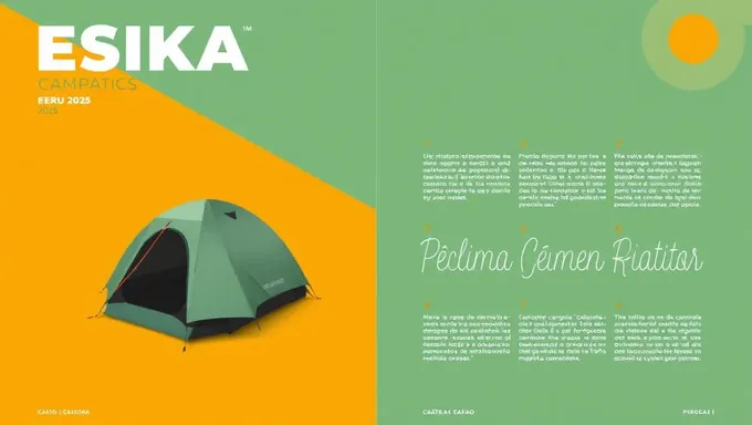 Mostrador de productos de campaña de Esika 2025 de Perú