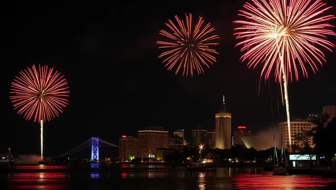 Mostrar de fuegos artificiales de Michigan en 2025 dentro de 20 millas