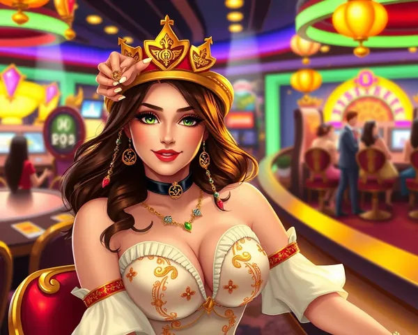 Muchacha de casino hermosa, clip art PNG