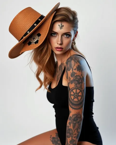 Mujeres con tatuajes sexys: diseños de tinta corporal hermosos