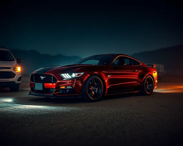 Mustang Underglow PNG: Mustang Underglow PNG Fondo