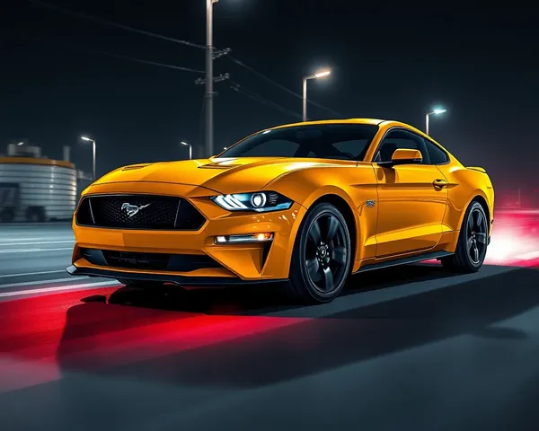 Mustang Underglow PNG: Mustang Underglow PNG para Escritorio