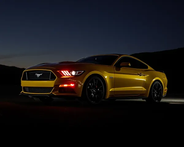 Mustang Underglow PNG: Wallpaper de Mustang Underglow PNG