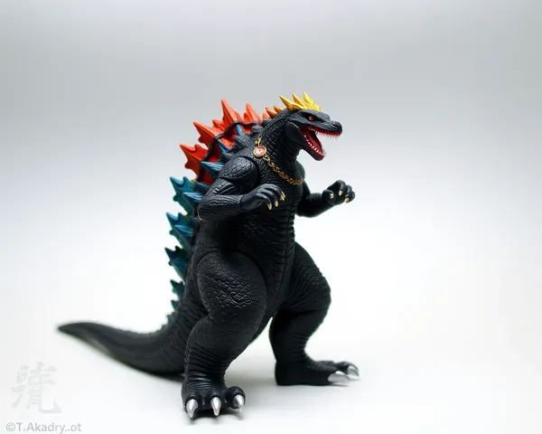 Muñeca de Godzilla Shin PNG encontrada en línea