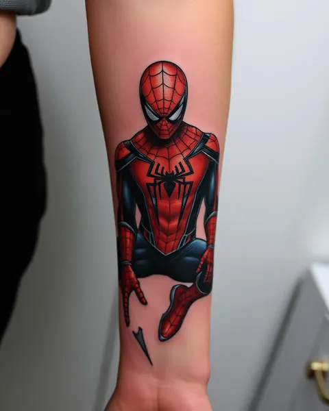 Más ideas de tatuajes de Spiderman para diseños únicos