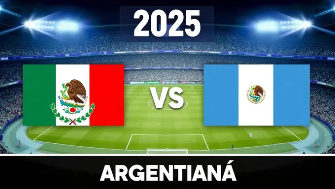 México vs Argentina 2025: Partido de fútbol internacional