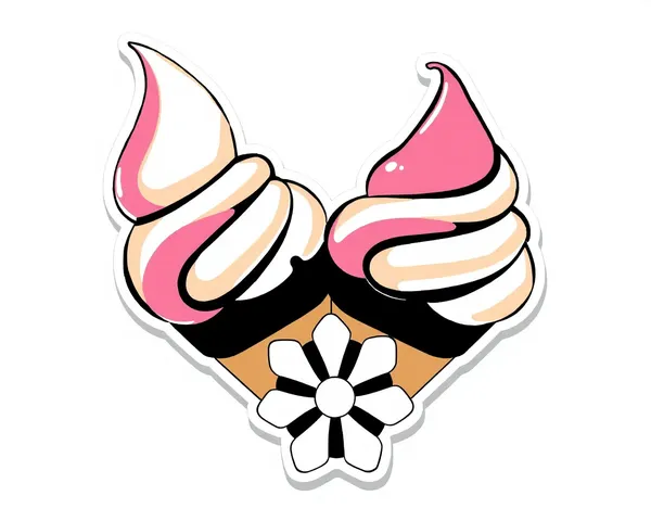 Necesito archivo de decal de helado PNG