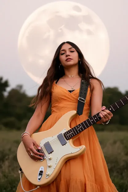 Niña en la Banda de la Luna de Delaware