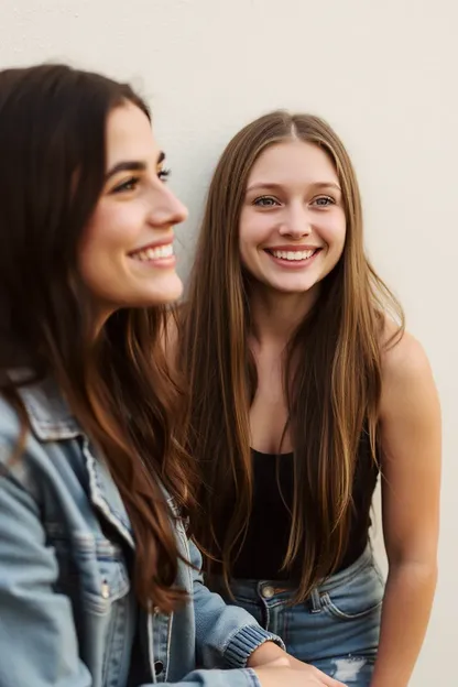 Niñas que salen con personas solas en los años escolares