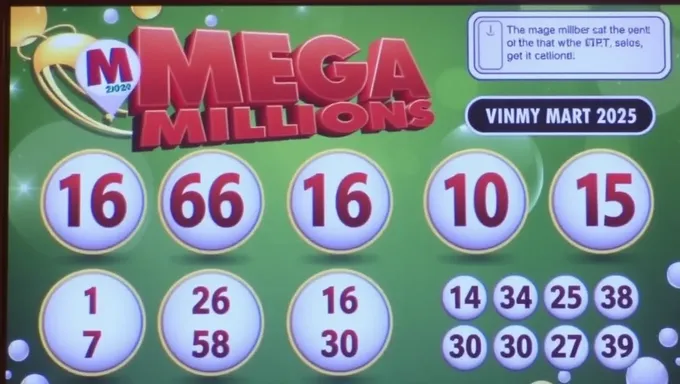 Números ganadores de Mega Millions del 26 de marzo de 2025