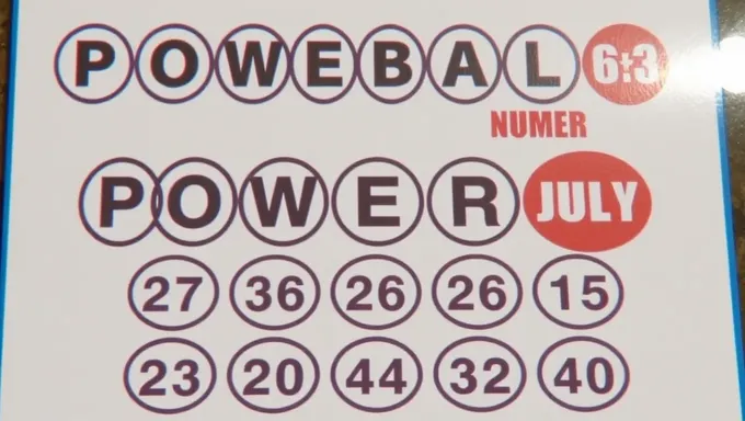 Números ganadores de Powerball del 6 de julio de 2025 divulgados