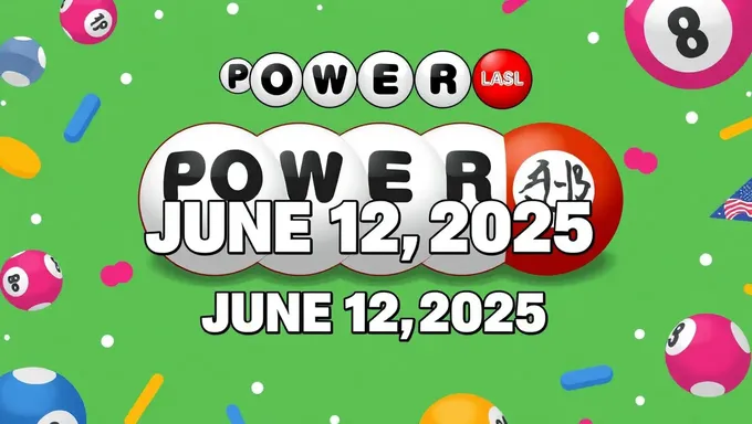 Números ganadores del sorteo de Powerball del 12 de junio de 2025 sorteados