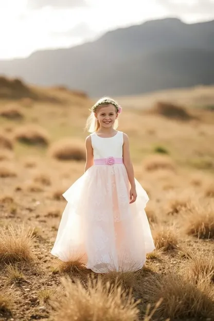 Opciones de Vestido de Girl con Flores para Primavera y Verano