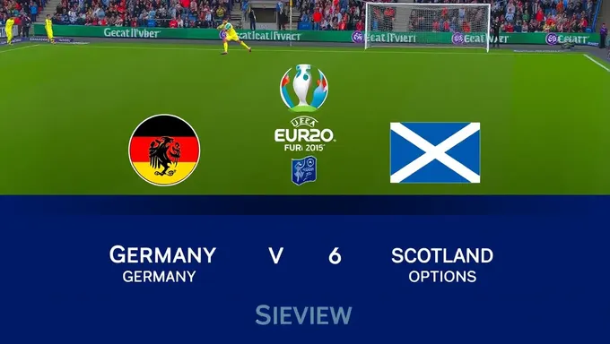 Opciones de Visto para TV entre Alemania y Escocia UEFA Euro 2025