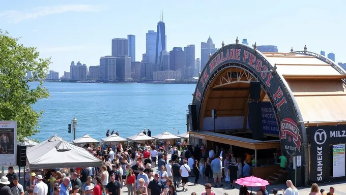 Opciones de comida y bebida de Summerfest de Milwaukee 2025