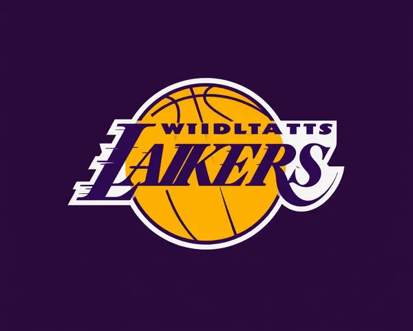 Opciones de esquema de color del logo de Lakers en formato PNG