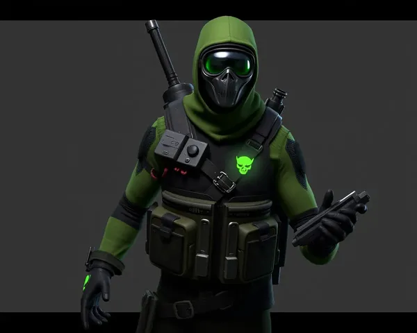 Outfit PNG de Gimp para modding de juego de Splinter Cell