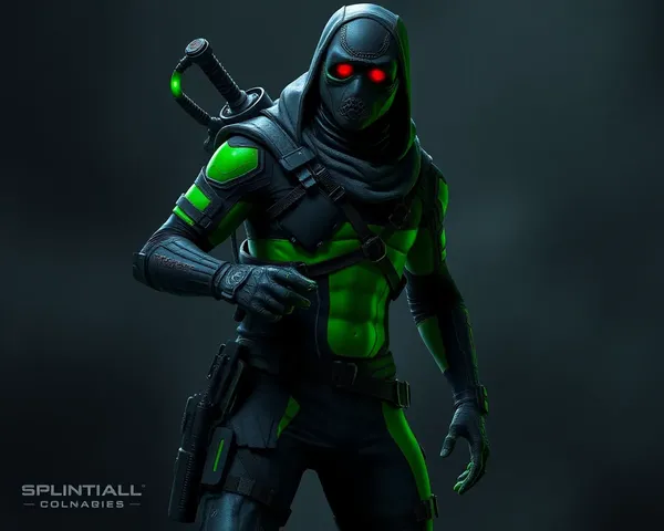 Outfit de Gimp de Splinter Cell en formato PNG para software de edición