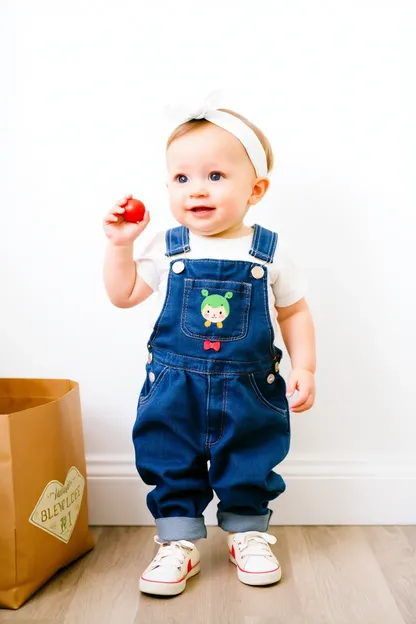 Overalls de bebé para dulces tratamientos