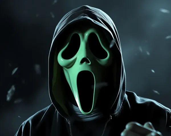 PNG de Ghostface desata una escena aterrador