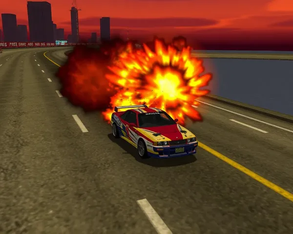 Pantalla de captura de pantalla de Destruction Derby PS1 en formato PNG