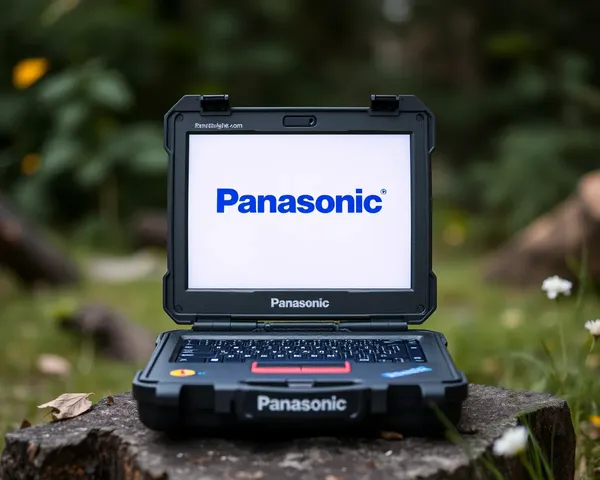 Pantalla de visualización y pantalla táctil de Toughbook de Panasonic