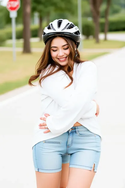 Pantalones cortos de bicicleta para diversión y libertad para chicas