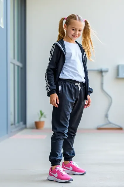 Pantalones de Entrenamiento Comodos para el Uso Cotidiano de las Niñas