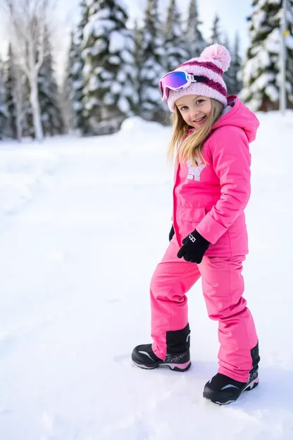 Pantalones de Niña para Días de Nieve