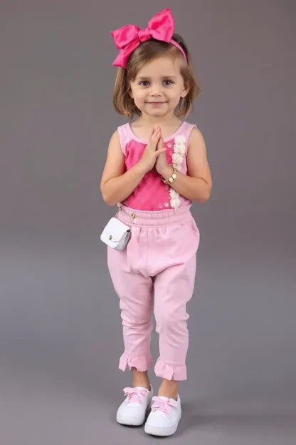 Pantalones de bebé para la pequeña modista dulce