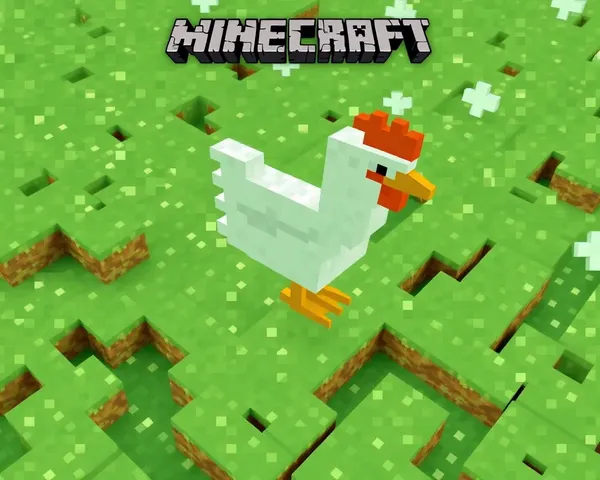 Paquete de recursos de textura de pollo de Minecraft PNG