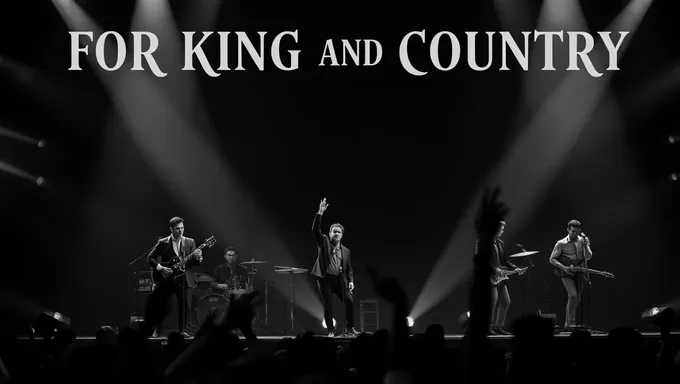 Paquetes VIP de la gira For King and Country 2025