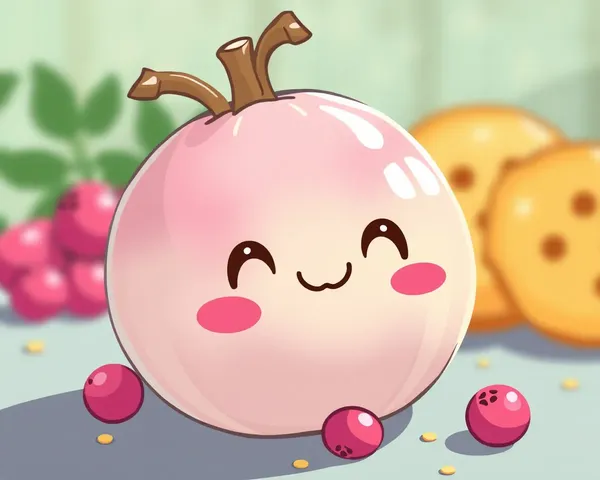 Patata Papa Kawaii PNG: Imagen de personaje de patata linda