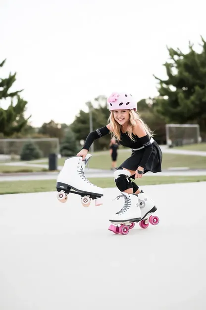 Patines de Ruedas Unen a las Chicas en Diversión