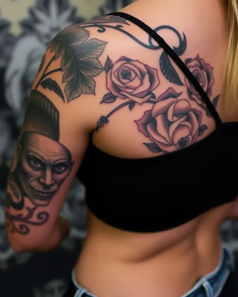 Patrones de tatuaje femeninos fuertes y hermosos