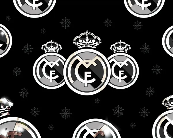 Patrón de dragón de Real Madrid en formato de logo PNG revelado