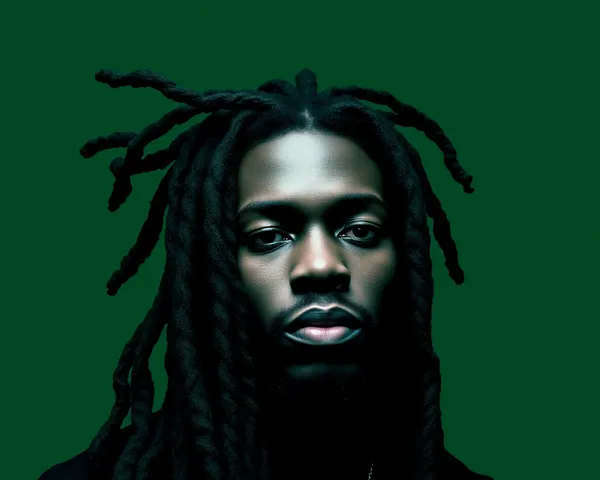 Patrón de dreadlocks en formato PNG