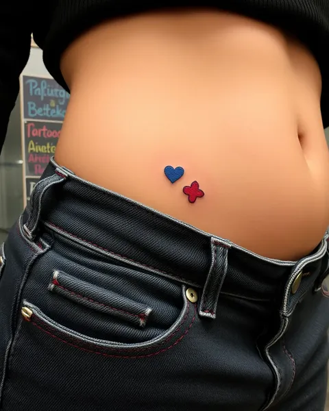 Pequeños Tatuajes de Cadera para Niñas