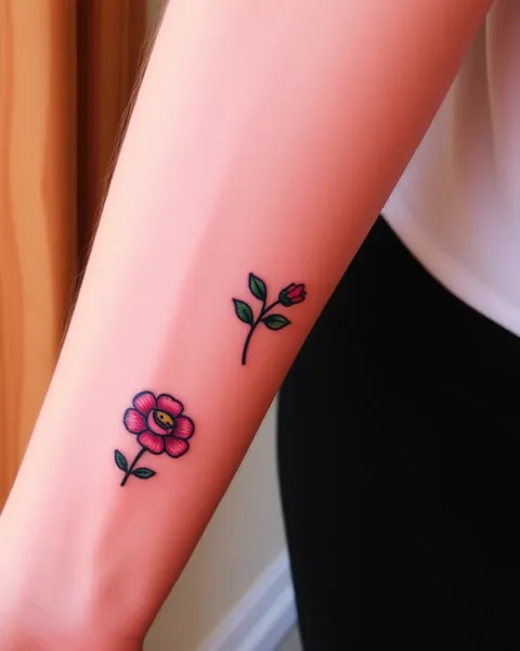 Pequeños tatuajes lindos: Diseños adorables en piel humana