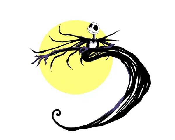 Perfil del personaje PNG de Jack Skellington