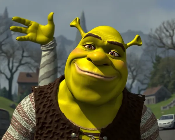 Personaje de Shrek encontrado en archivo de imagen PNG