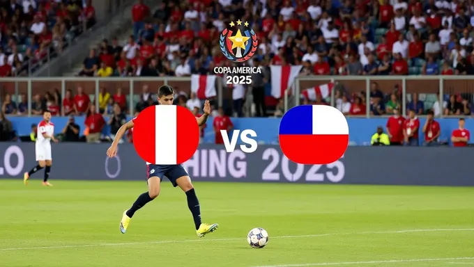 Perú vs Chile en el torneo de la Copa América 2025