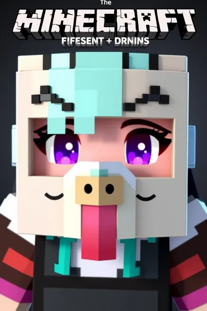 Piel de Minecraft: Chica con mascara adorables