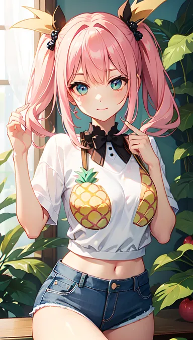 Pineapple Pink Hentai: contenido para adultos con tema de fruta