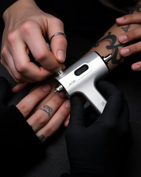 Pistola de tatuaje sin cables para uso en casa