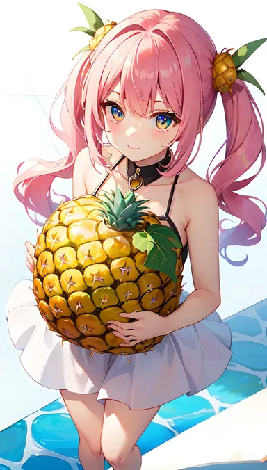 Piña púrpura hentai: Combinación frutal y para adultos