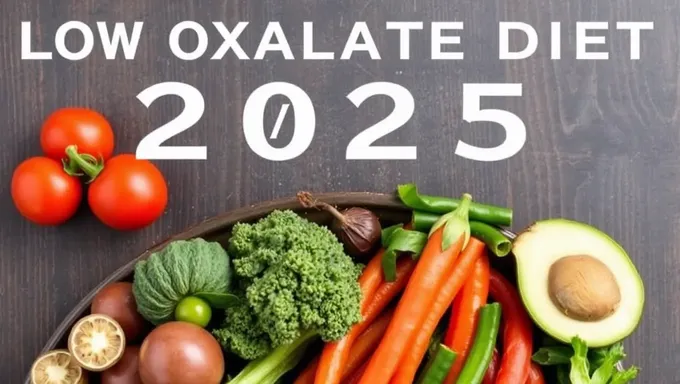 Plan de dieta baja en óxalatos para el año 2025