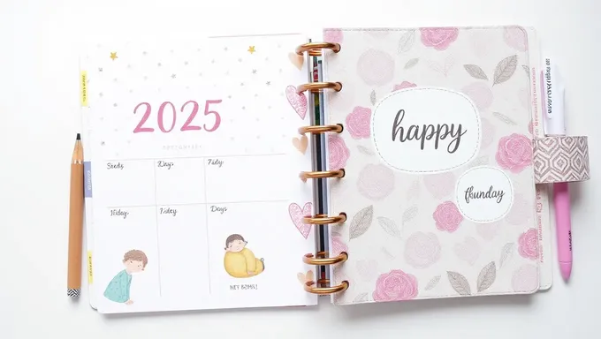 Planner Feliz 2025 para un Planeamiento Efectivo