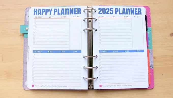 Planner Feliz 2025: planifica tu futuro con el relleno del Planner Feliz 2025