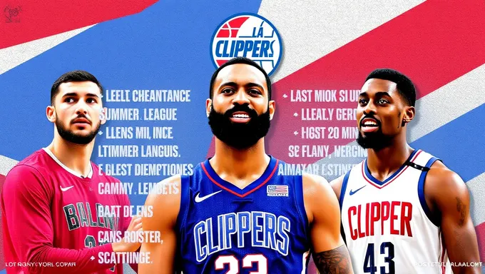 Plantilla de entrenadores de la Liga de Verano de los Clippers 2025 desvelada